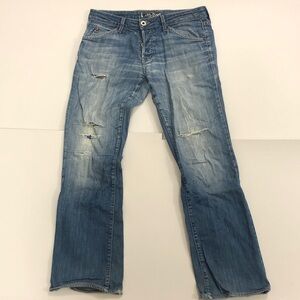 Hudson Distressed Light Blue Jeans mild tears I’m all the right places